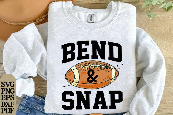 Bend and Snap SVG, Football Mom SVG