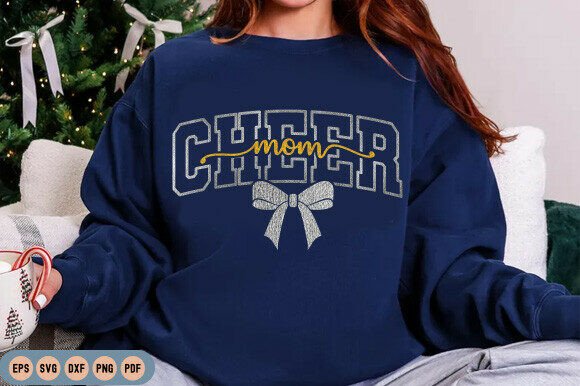 Cheer Mom SVG, Cheerleader Mom PNG