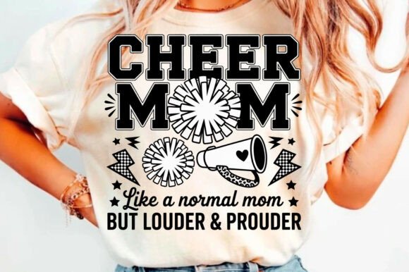 Cheer Mom SVG PNG, Cheerleader Png