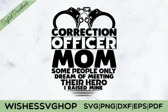Correction Officer Mom SVG PNG