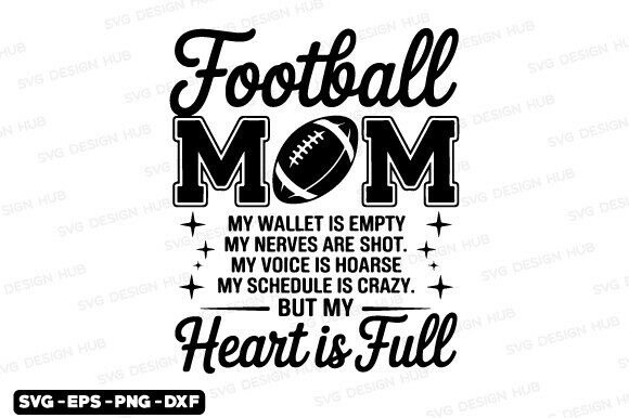 Football Mom SVG, Game Day PNG, Baseball