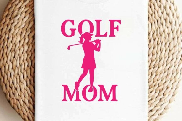 Golf Mom: Retro Golf Mom SVG PNG T-shirt