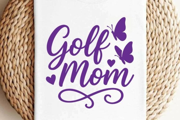 Golf Mom SVG PNG T-shirt Design Vector