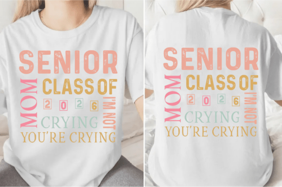 Senior Mom 2026 SVG: Proud Mom SVG