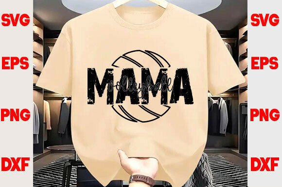 Volleyball Mama PNG, Varsity Mom SVG