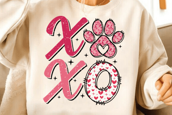 XoXo Paw Svg, Valentine Svg, Dog Mom Svg